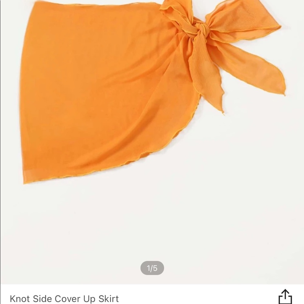SHEIN knot tied cover ups
